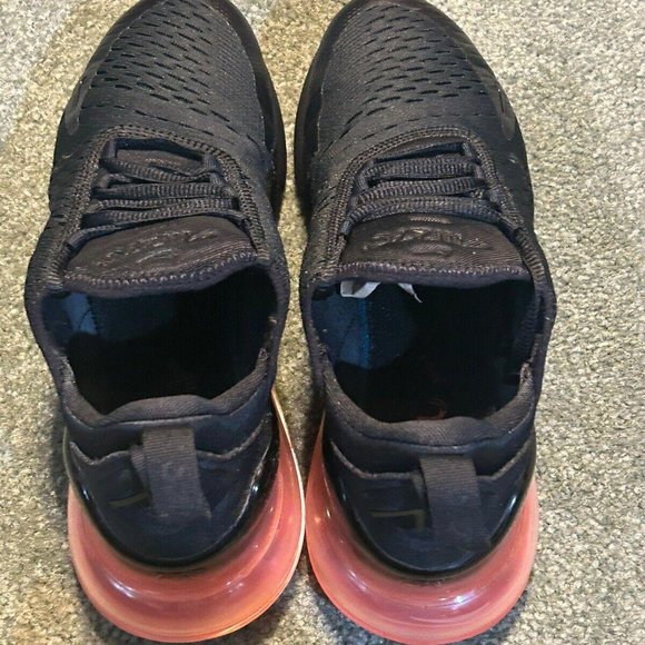 Nike Men\'s Air Max 270 Black Hot Punch AH8050-010 Sz 6 - EXCELLENT/RARE! main image 10